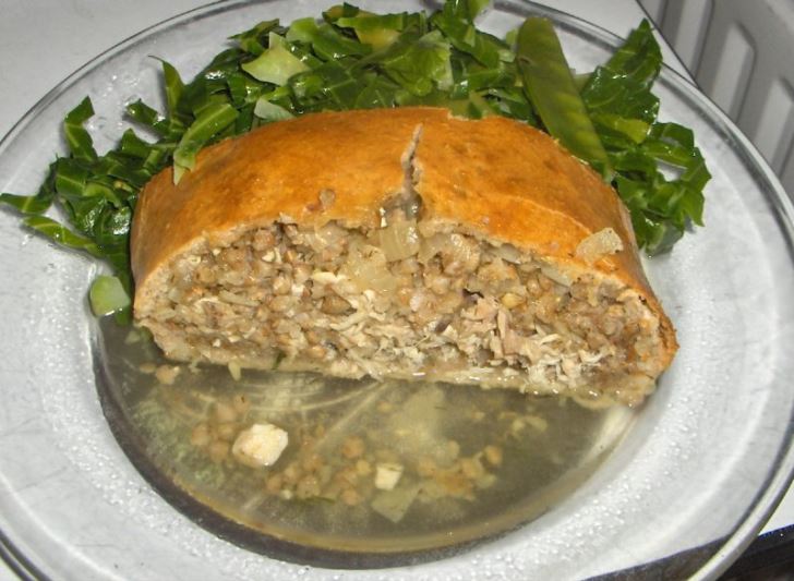 A slice of kurnik