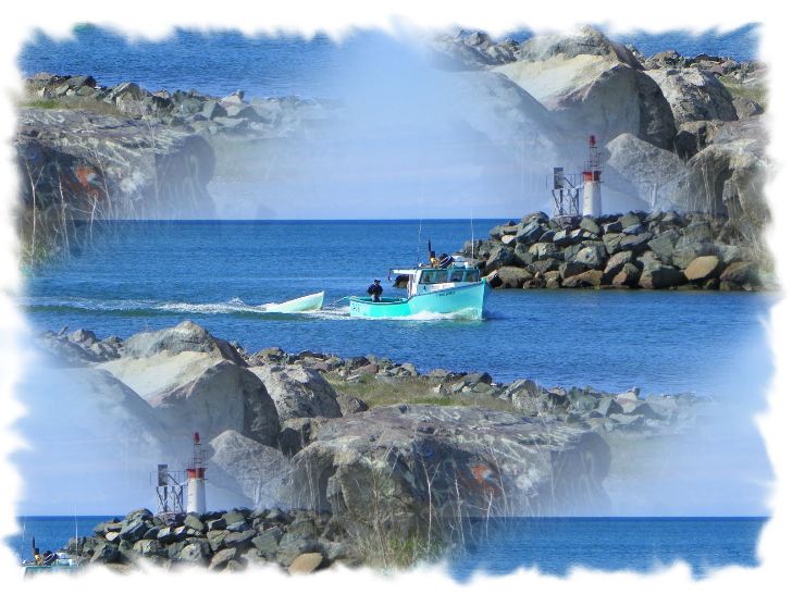 Fishing Vessel Entering Glace Bay Harbour