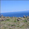 Rocks at the lake Baikal