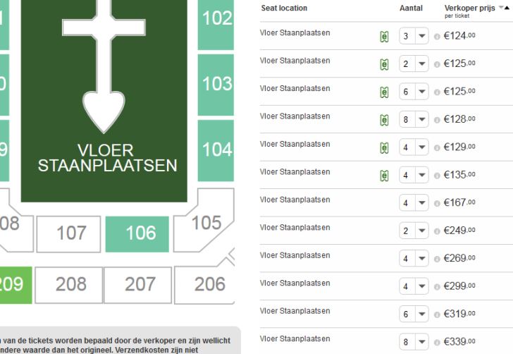 Ticketmaster ticket zwendel
