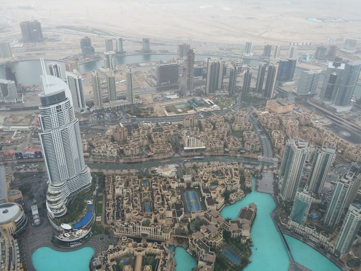 View from the Burj Khalifa