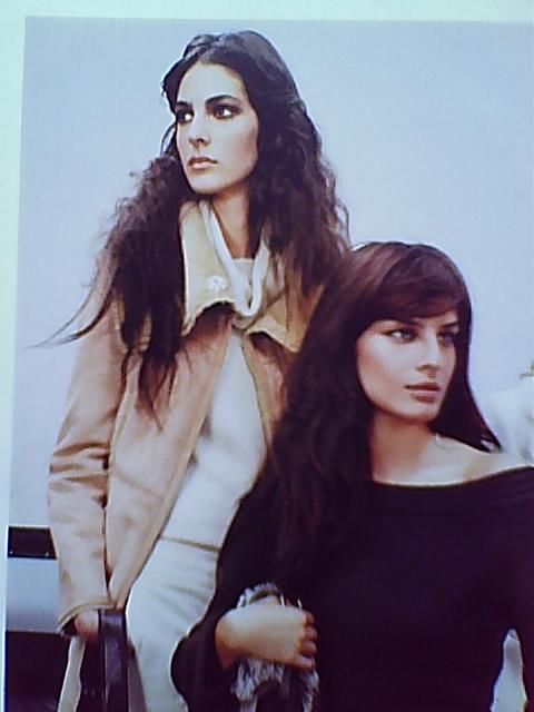 Please ID these 2  fashion models on Mango catalog 2003